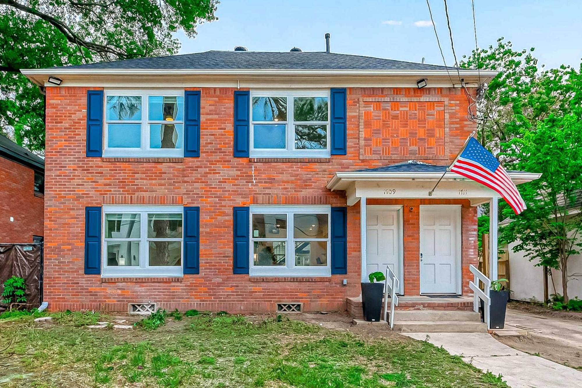 1709 Maryland 2 King Beds 1 Bath Bottom Duplex Pets Ok Houston